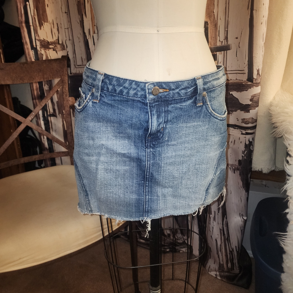 Denim Mini Skirt